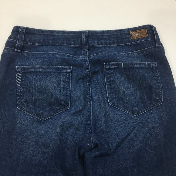 PAIGE Premium Denim Wellington Wash PEG SKINNY 5 Pocket Logo Hardware Jeans - Picture 8 of 13